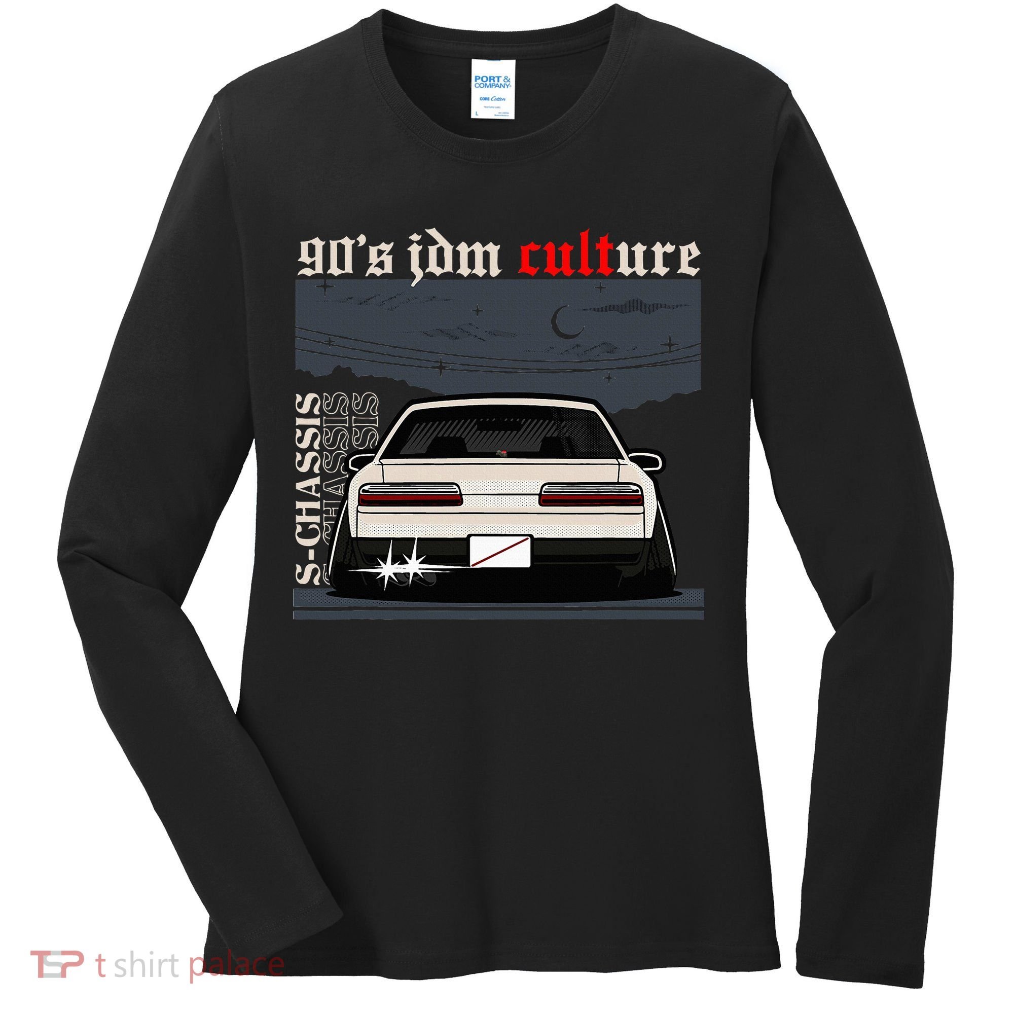 90s Jdm Culture S13 Car Women's Long Sleeve Shirt