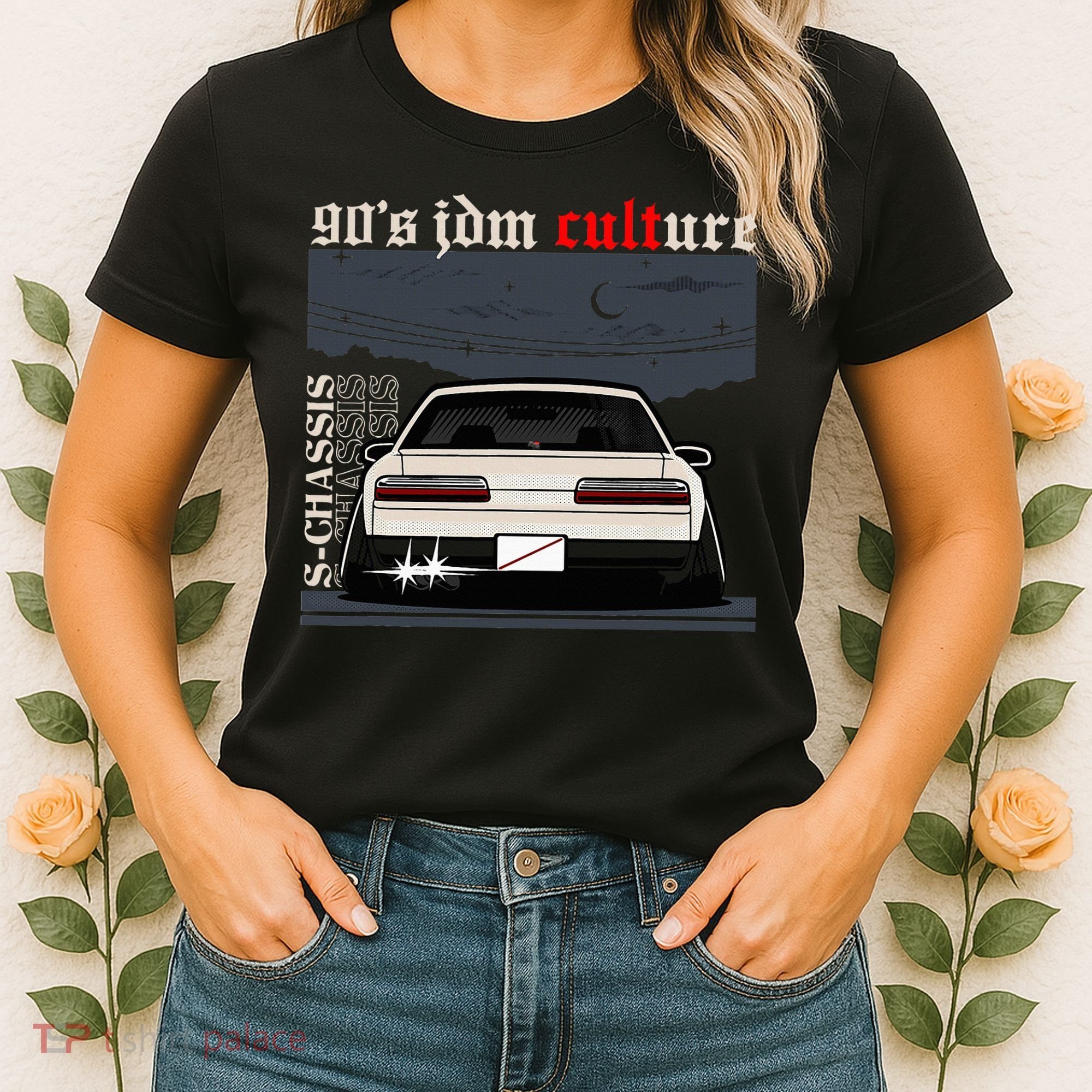 90s Jdm Culture S13 Car Women's T-Shirt