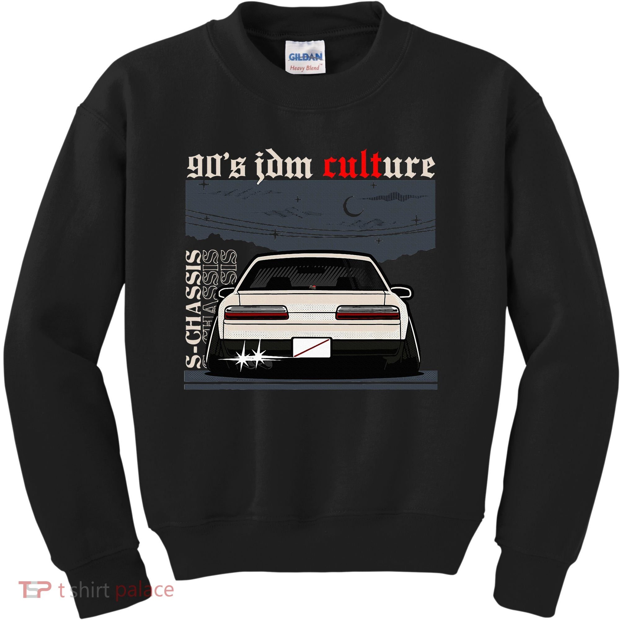 90s Jdm Culture S13 Car Kids Sweatshirt