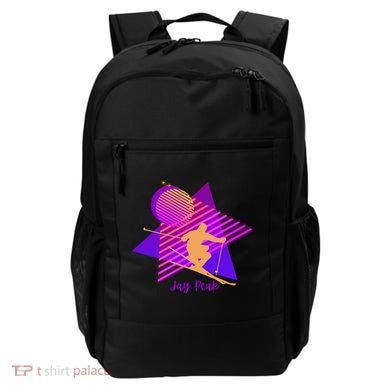 90s Jay Peak Vermont Skiing Skier Gift Backpack