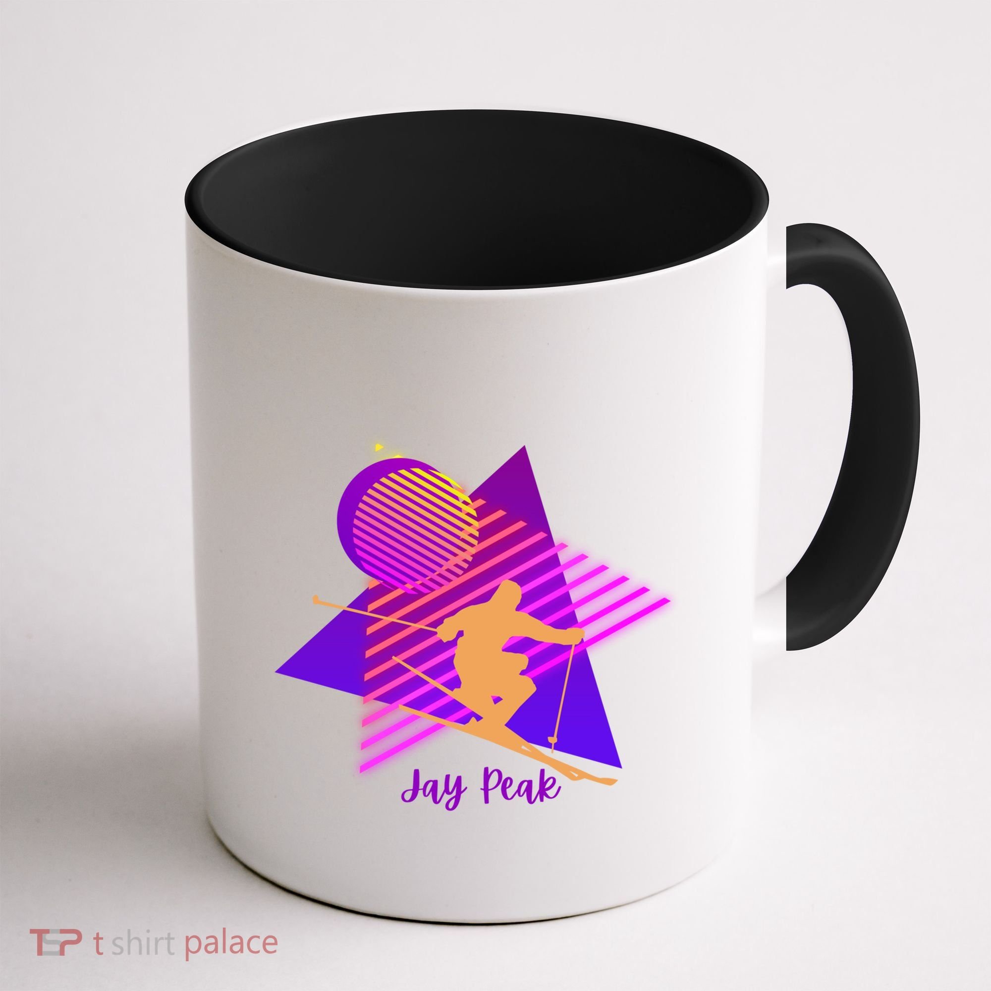 90s Jay Peak Vermont Skiing Skier Gift Coffee Mug