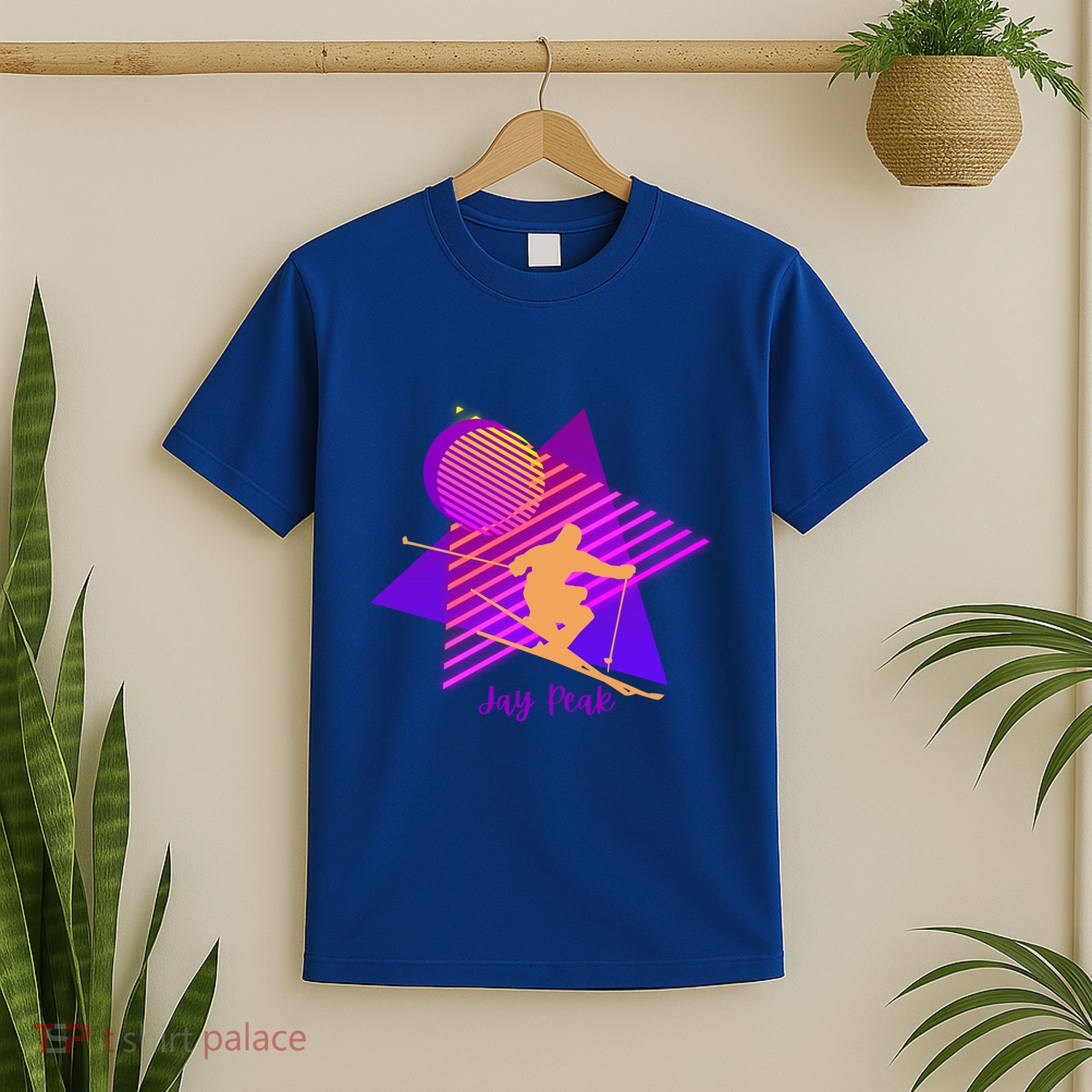 90s Jay Peak Vermont Skiing Skier Gift T-Shirt