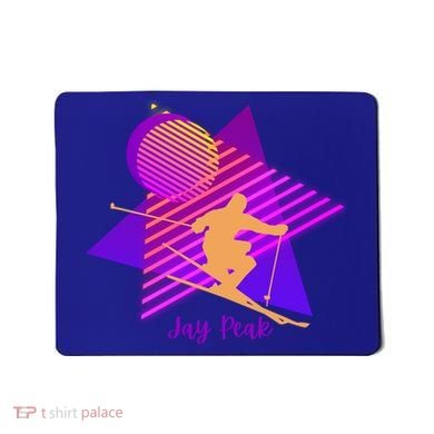 90s Jay Peak Vermont Skiing Skier Gift Mousepad