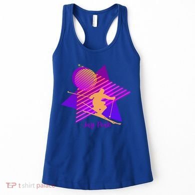 90s Jay Peak Vermont Skiing Skier Gift Women's Tank Top