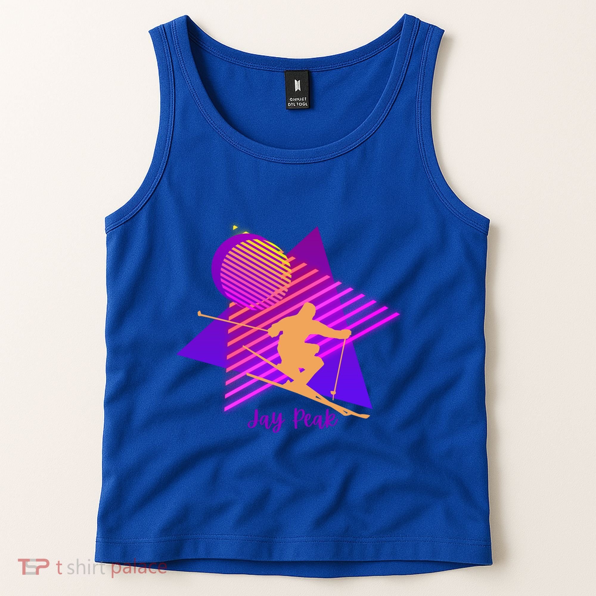 90s Jay Peak Vermont Skiing Skier Gift Tank Top