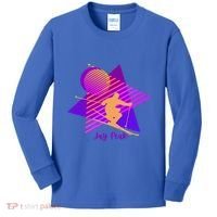 90s Jay Peak Vermont Skiing Skier Gift Kids Long Sleeve Shirt thumb 0