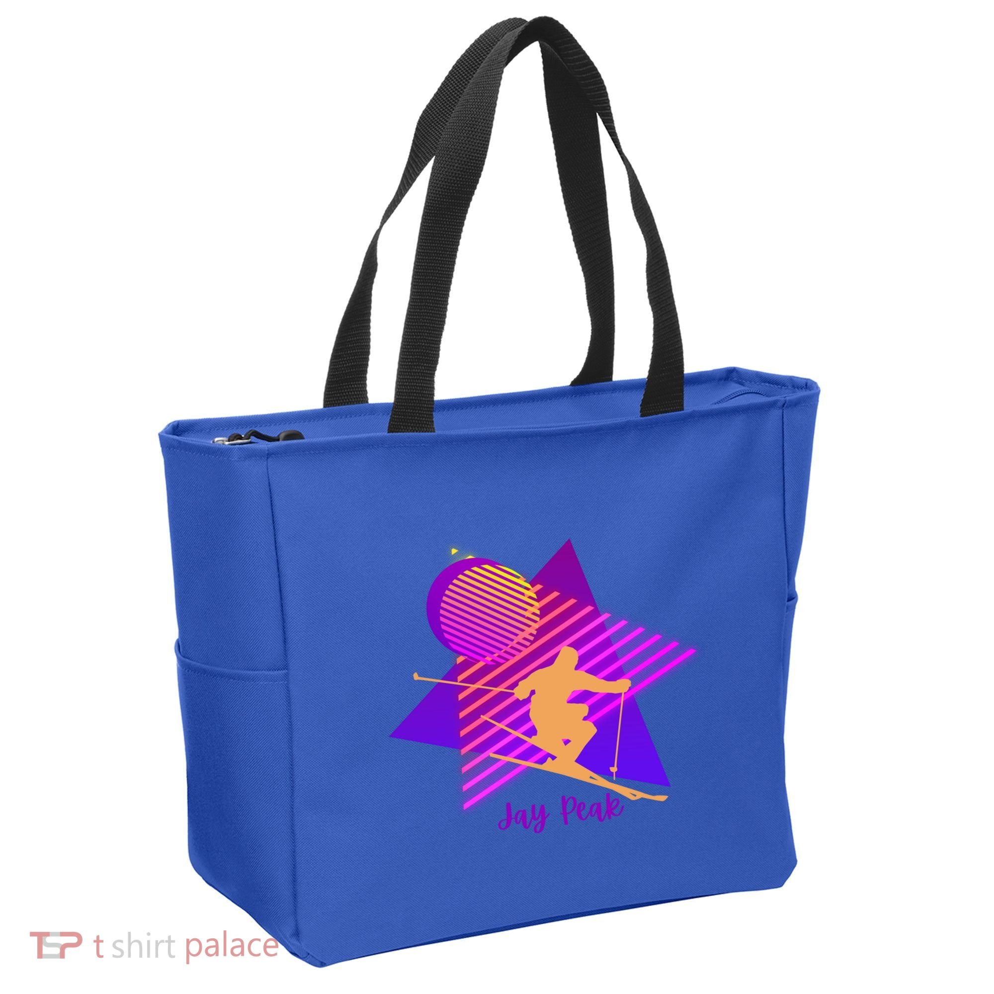 90s Jay Peak Vermont Skiing Skier Gift Tote Bag