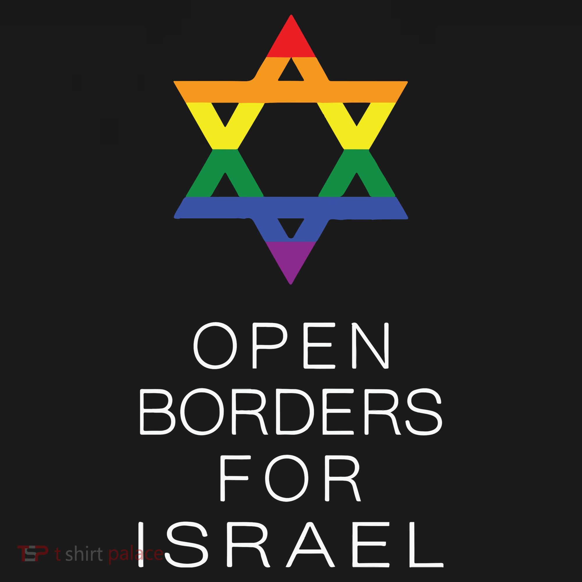 9Mmsmg Lgbtq Jewish Pride Open Borders For Israel Apron