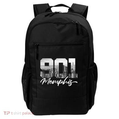901 Memphis Area Code Tennessee Memphis City Skyline Backpack
