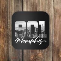 901 Memphis Area Code Tennessee Memphis City Skyline Coaster thumb 0