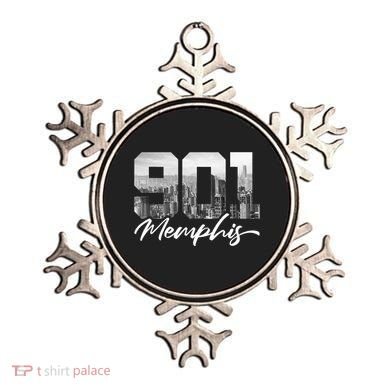 901 Memphis Area Code Tennessee Memphis City Skyline Ornament