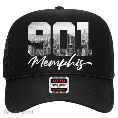 901 Memphis Area Code Tennessee Memphis City Skyline Hat