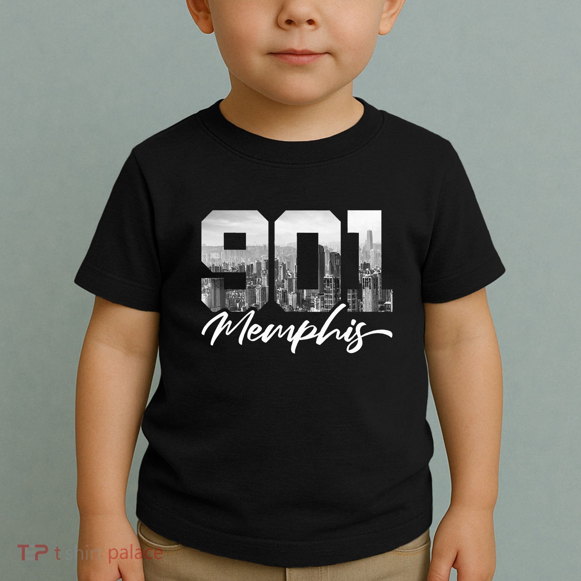 901 Memphis Area Code Tennessee Memphis City Skyline Toddler T-Shirt