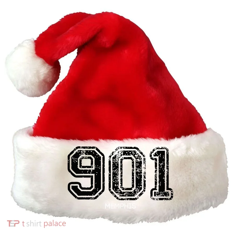 901 Memphis Hometown Love Santa Hat