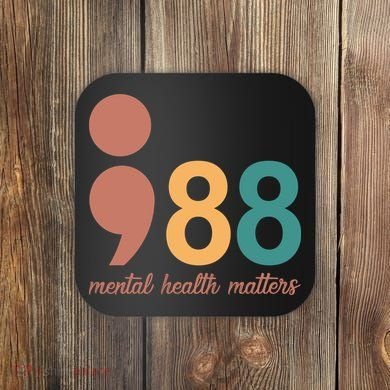 988 Mental Health Matters Retro Coaster