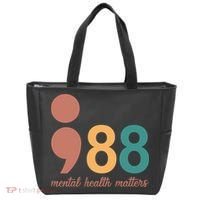 988 Mental Health Matters Retro Tote Bag thumb 0