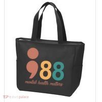 988 Mental Health Matters Retro Tote Bag thumb 3