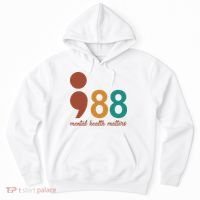 988 Mental Health Matters Retro Hoodie thumb 0