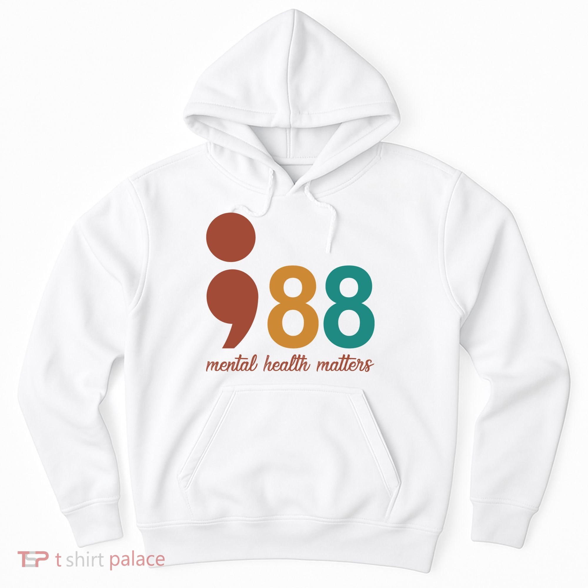 988 Mental Health Matters Retro Hoodie