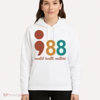 988 Mental Health Matters Retro Hoodie thumb 5
