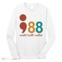 988 Mental Health Matters Retro Long Sleeve Shirt thumb 0