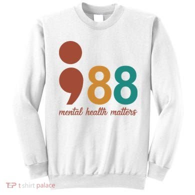 988 Mental Health Matters Retro Sweatshirt