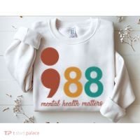 988 Mental Health Matters Retro Sweatshirt thumb 2