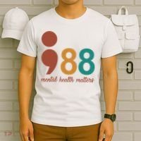 988 Mental Health Matters Retro T-Shirt thumb 6