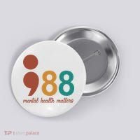 988 Mental Health Matters Retro Button thumb 0