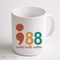 988 Mental Health Matters Retro Coffee Mug thumb 1