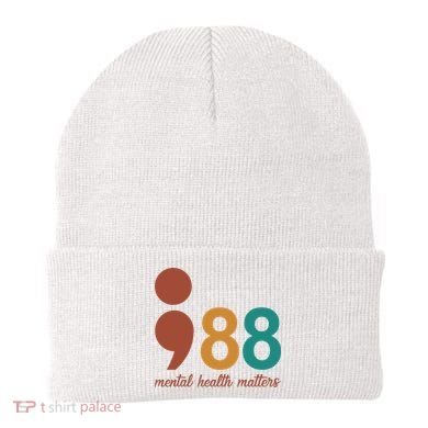 988 Mental Health Matters Retro Beanie