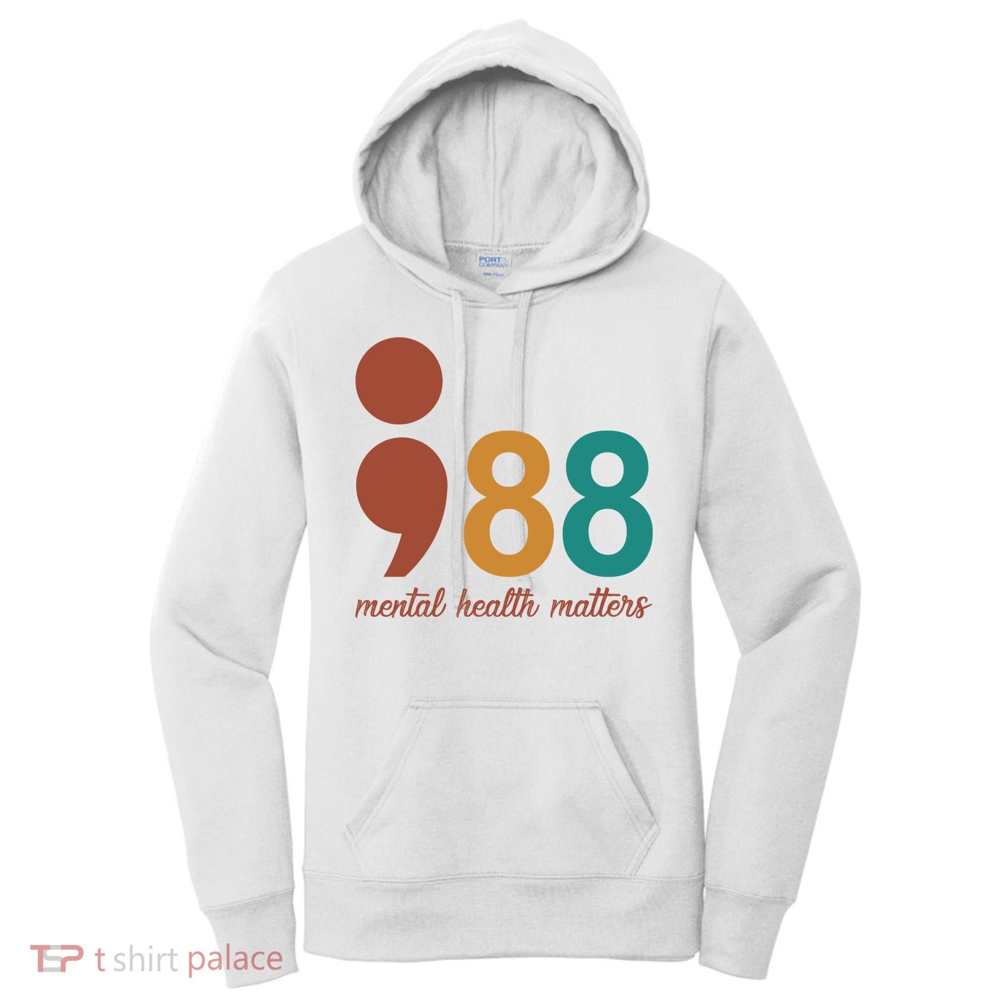 988 Mental Health Matters Retro Women's Hoodie