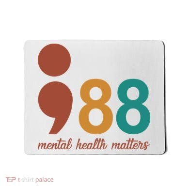 988 Mental Health Matters Retro Mousepad