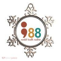 988 Mental Health Matters Retro Ornament thumb 0