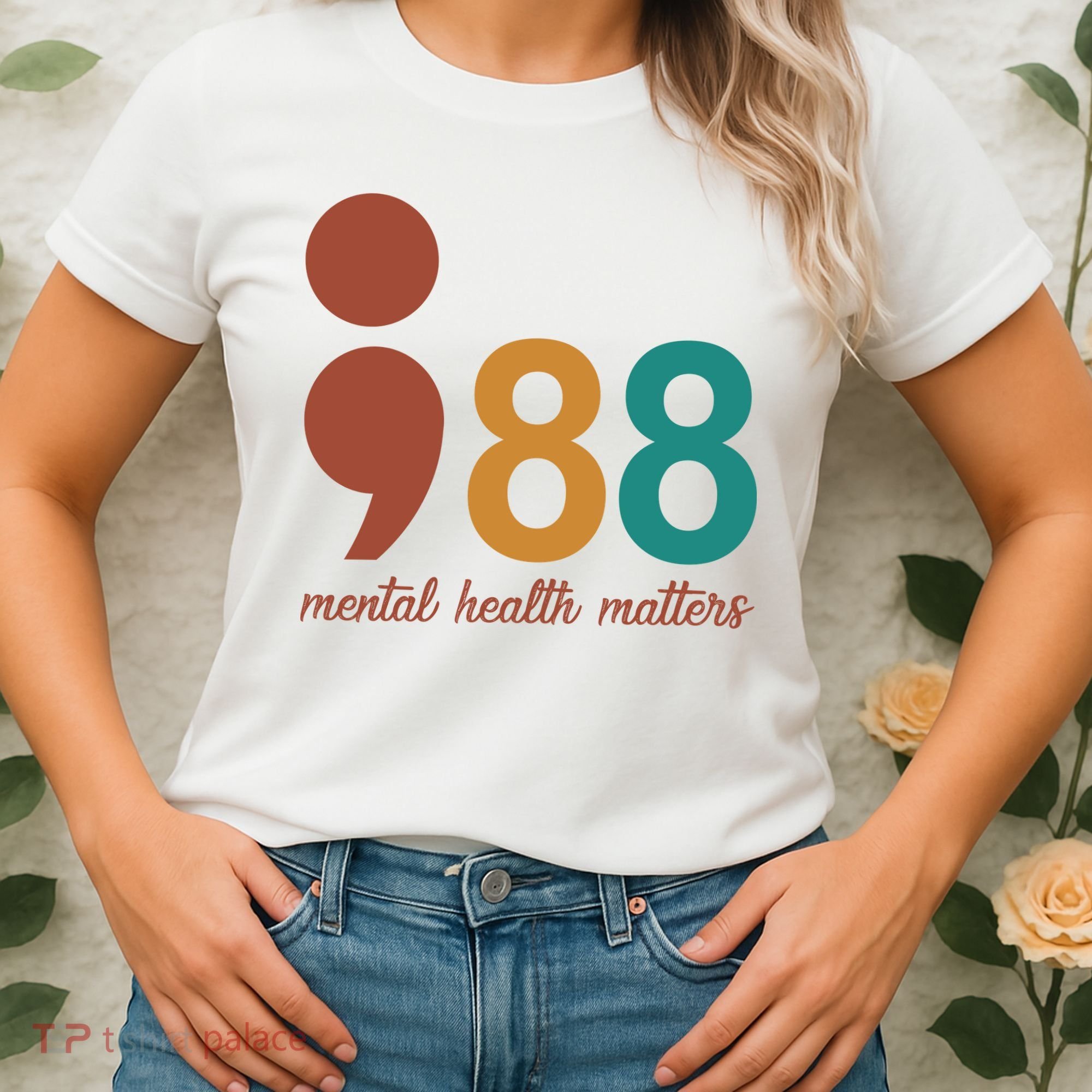 988 Mental Health Matters Retro Women's T-Shirt