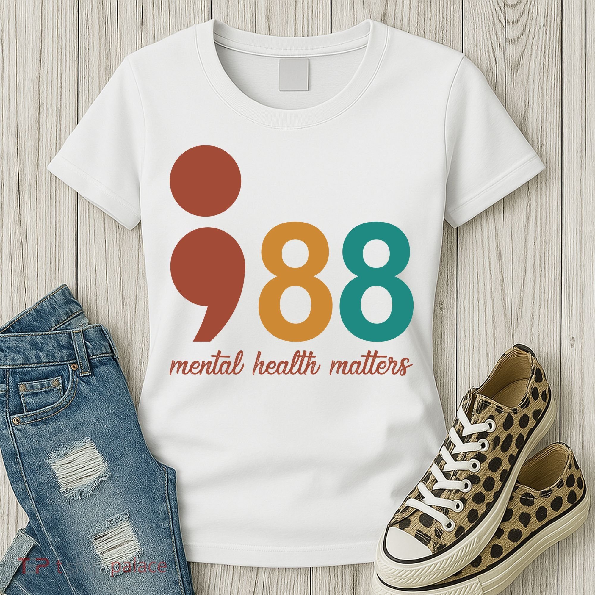 988 Mental Health Matters Retro Women's T-Shirt