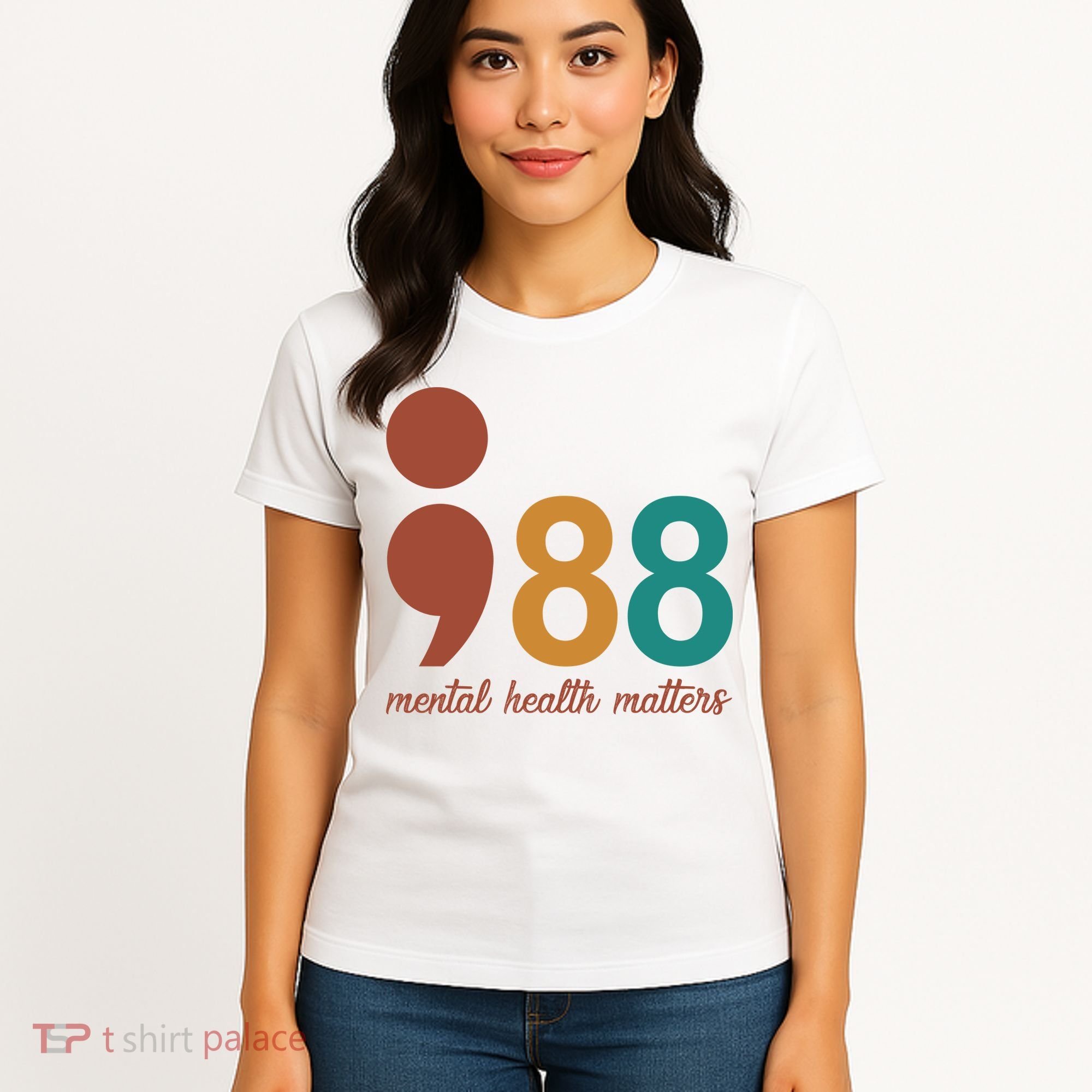 988 Mental Health Matters Retro Women's T-Shirt