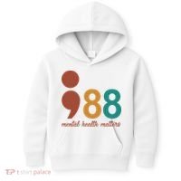 988 Mental Health Matters Retro Kids Hoodie thumb 0