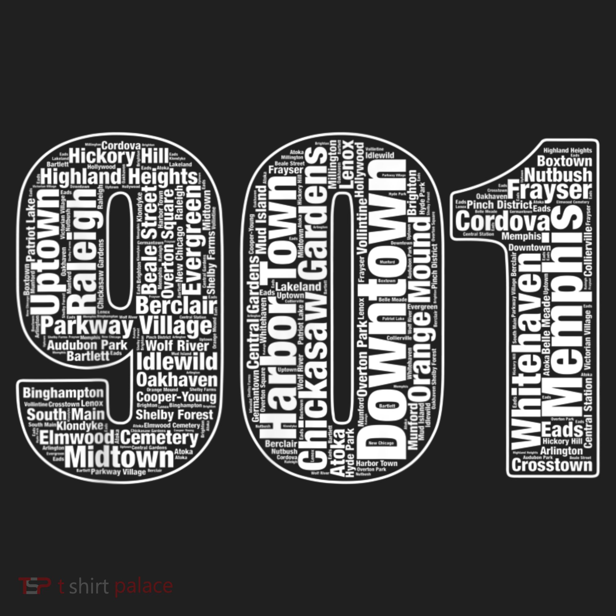 901 Memphis Typography Word Art Women's Sweatshirt