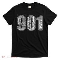 901 Memphis Typography Word Art T-Shirt thumb 0