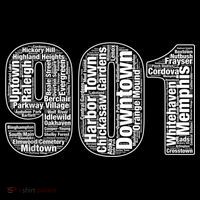 901 Memphis Typography Word Art Women's Hoodie thumb 2