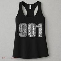 901 Memphis Typography Word Art Women's Tank Top thumb 3