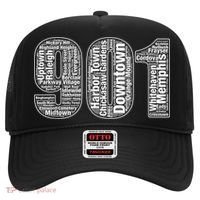 901 Memphis Typography Word Art Hat thumb 0