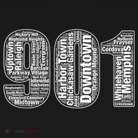 901 Memphis Typography Word Art Kids Hoodie thumb 5