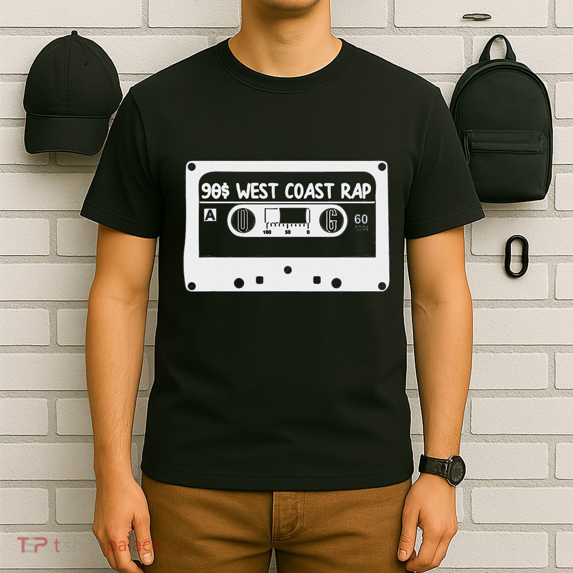 90s Music West Coast Hip Hop Cassette T-Shirt