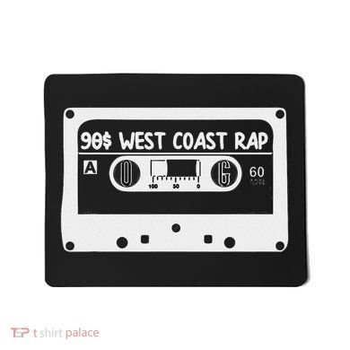 90s Music West Coast Hip Hop Cassette Mousepad