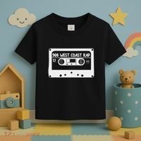 90s Music West Coast Hip Hop Cassette Toddler T-Shirt thumb 3