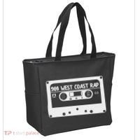 90s Music West Coast Hip Hop Cassette Tote Bag thumb 2