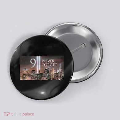 911 never forget Button