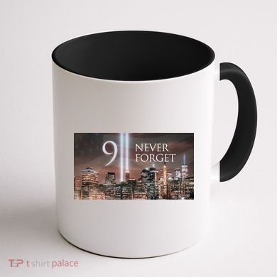 911 never forget Coffee Mug back